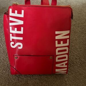 Steve Madden Red Men's Backpack